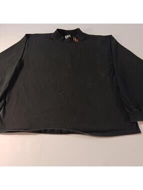 Vintage Cotton Deluxe Pre-Shrunk Men's Cotton Black T-Shirt Long Sleeve Size XL
